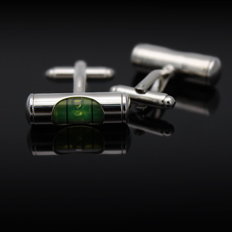 Bubble Level Cufflinks - Trending Products