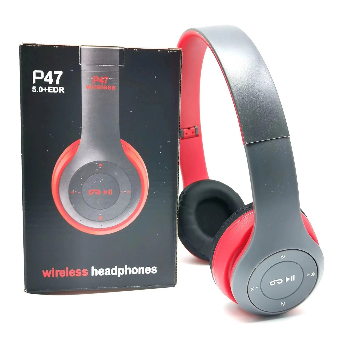 Wireless Over-Ear Bluetooth Headphones with Mic – Noise Cancelling, Foldable, Waterproof, HIFI Sound
