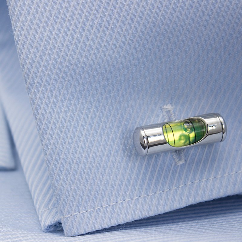 Bubble Level Cufflinks - Trending Products