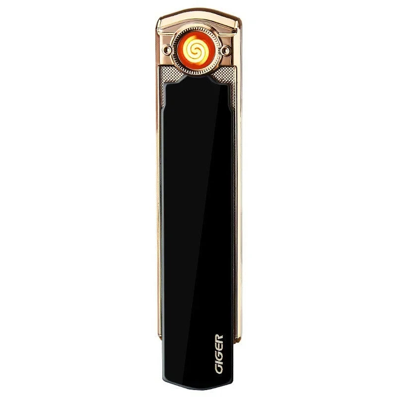 Xquisite and Compact Portable Tungsten Wire Cigarette Lighter Ultra-thin Windproof Silent Electronic Lighter Exquisite Gift
