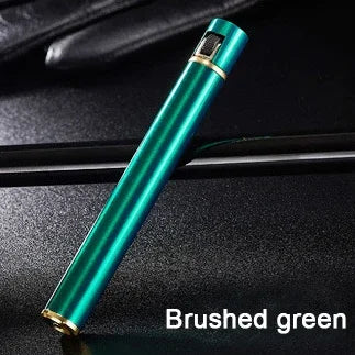 Mini Compact Open Flame Lighter Fire-free Butane Gas Metal Cigaretteshaped Grinding Wheel Lighters Smoking Accessories Cute