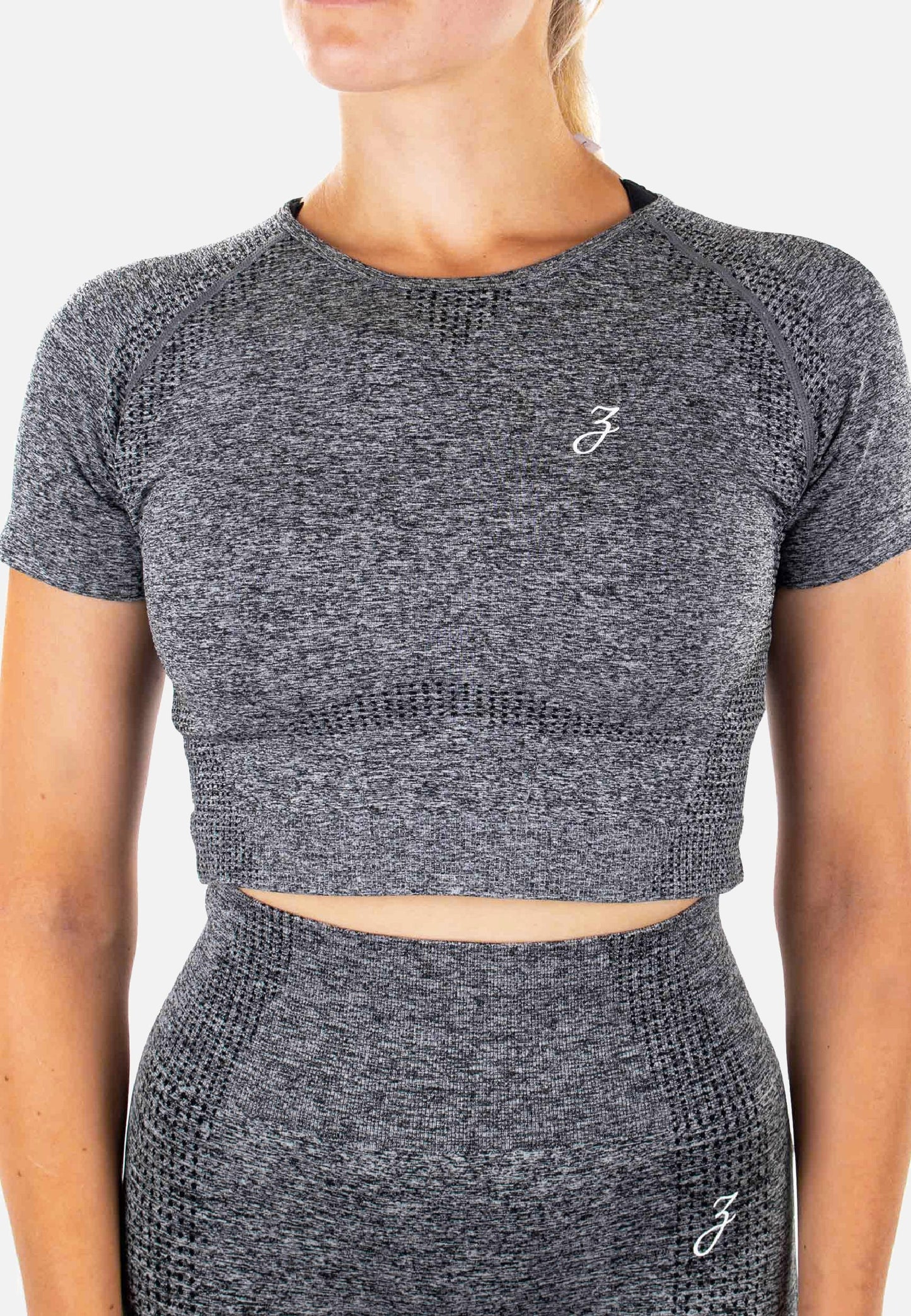 Crop Top Dynamic - grey - Damen - Trending Products