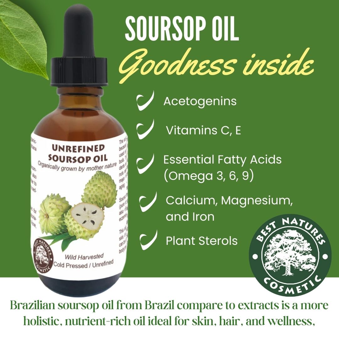Soursop Graviola Guanabana Oil (organic, cold pressed, unrefined) - Trending Products