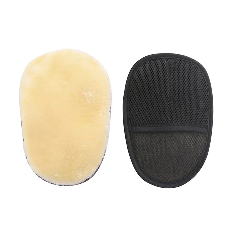 Wool Soft Car Washing Gloves – Auto & Motorcycle Cleaning Brush for Paint-Friendly Care