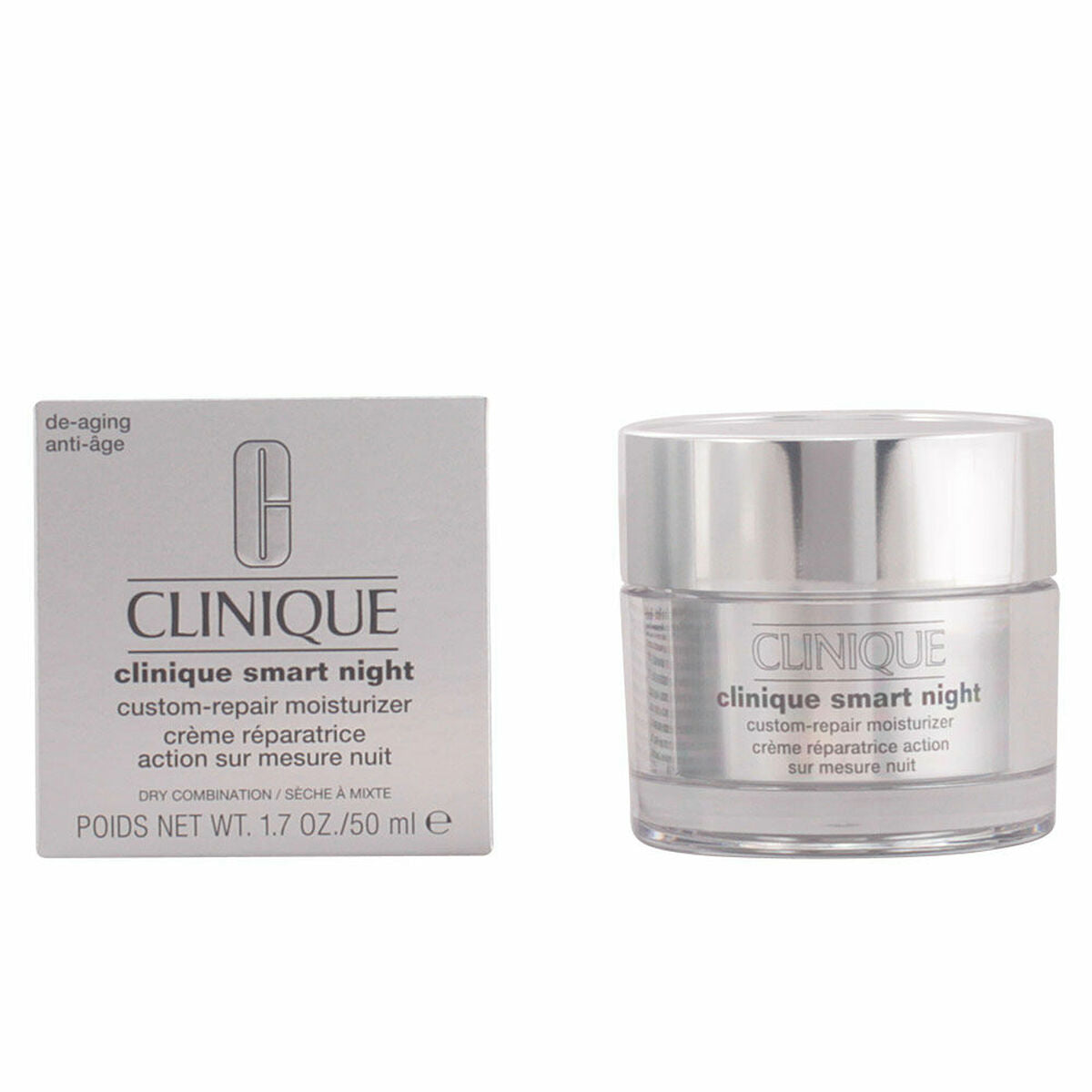 Anti-Ageing Cream Clinique Smart Nigh Custom-Repair (50 ml) - Trending Products 