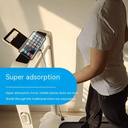 Magnetic Aluminum Alloy Phone Holder – 360° Rotating Gym & Home Mount | Strong Magnetic Grip | TrendingsDE - Trending Products 