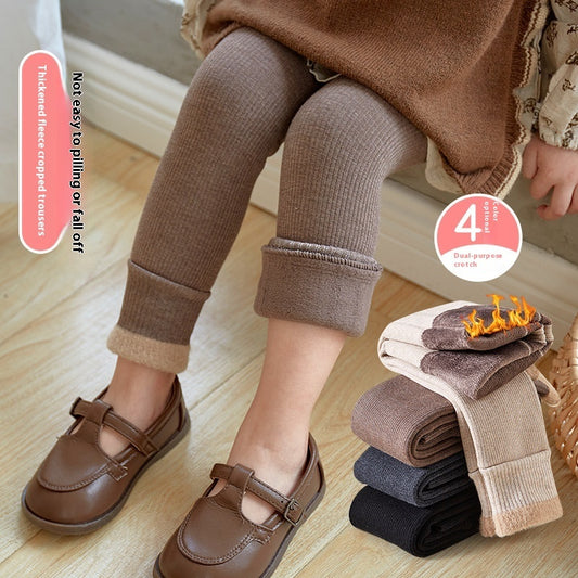 SnuggleFawn CozyPlush™ Baby Leggings – Fleece-gefütterte Winter Hose für Wärme & Komfort