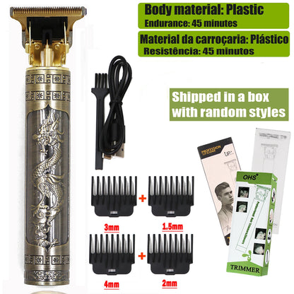 OHS T9 Hair Clipper Model S1 – Metal & Plastic Versions with Ultra-Quiet Low-Frequency Vibration