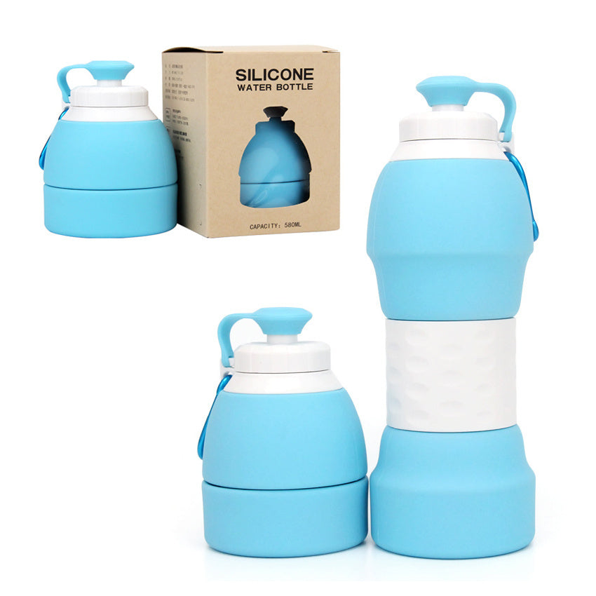 Collapsible Silicone Water Bottle – Portable Travel & Sports Companion - Trending Products 