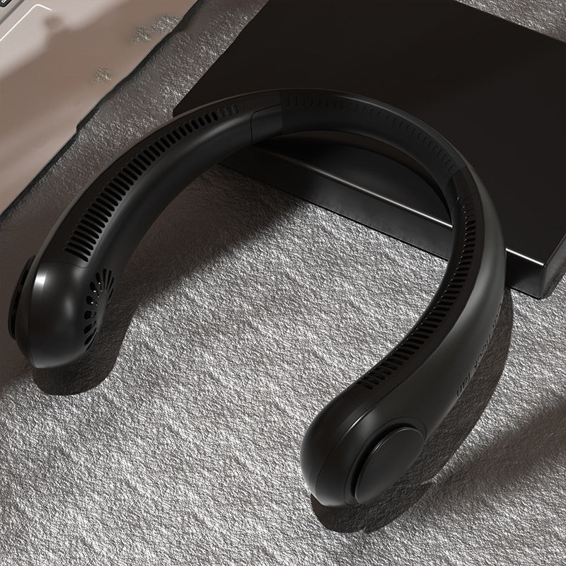 Leafless Hanging Neck Fan – USB Rechargeable, Portable, Silent Bladeless Fan for Travel, Sports & Summer - Trending Products 