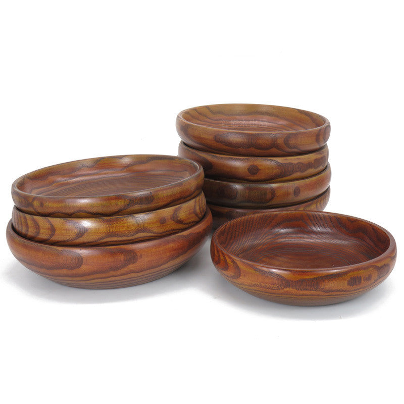 Elegant Solid Wood Bowls for Soup, Salad, Fruit, and Snacks. - Trending Products 