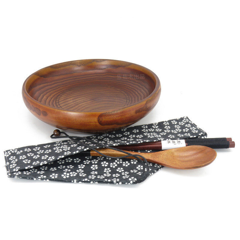 Elegant Solid Wood Bowls for Soup, Salad, Fruit, and Snacks. - Trending Products 