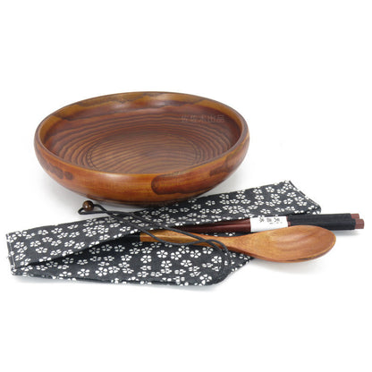 Elegant Solid Wood Bowls for Soup, Salad, Fruit, and Snacks. - Trending Products 