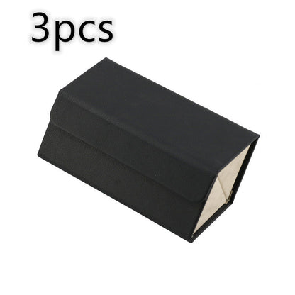 Foldable Multiple PU Leather Sunglasses & Eyeglasses Travel Organizer Case with 5 Slots - Trending Products 