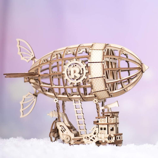 Robotime Rolife Airship (TG407) – Steampunk Luftschiff 3D Holzpuzzle