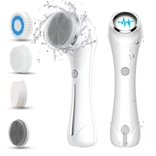 Facial Cleansing Brush, Brush For Exfoliating, IPX7 Waterproof 3 In 1 - Trending Products 
