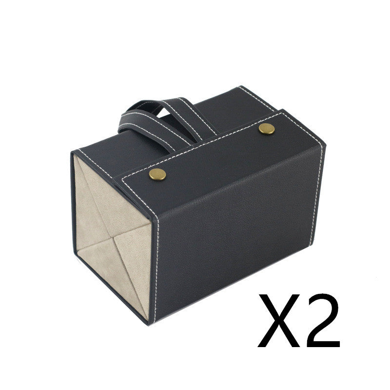 Foldable Multiple PU Leather Sunglasses & Eyeglasses Travel Organizer Case with 5 Slots - Trending Products 