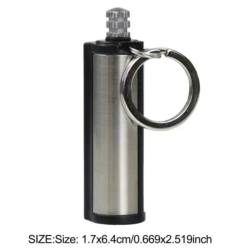 Outdoor Match Kerosene Multifunctional Camping Lighter Waterproof Portable Lighter Waterproof Metal Outdoor Survival Tool