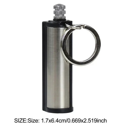 Outdoor Match Kerosene Multifunctional Camping Lighter Waterproof Portable Lighter Waterproof Metal Outdoor Survival Tool