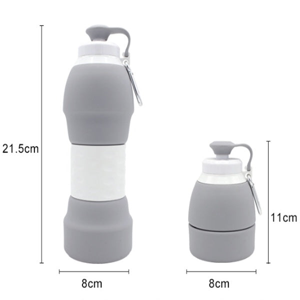 Collapsible Silicone Water Bottle – Portable Travel & Sports Companion - Trending Products 