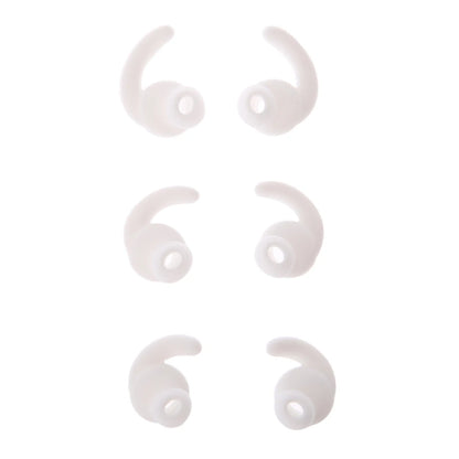 3 Pairs Silicone Hooks Eartip Eartips Earbuds Compatible with Synchros Reflect BT Wireless Bluetooth Earphones Eargels Earplugs