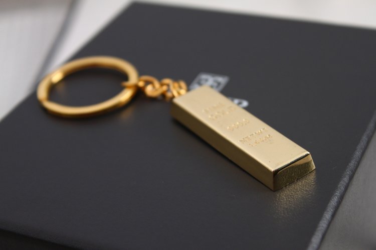 Gold Bullion Keychain - Trending Products 