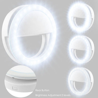 Portable Selfie Ring Clip On for Mobile Phone - Trending Products 