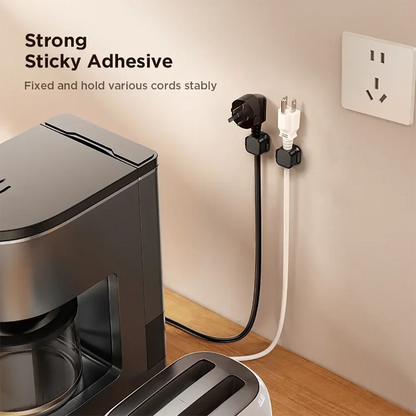 2-6PCS Magnetic Cable Clip Magnetic Cable Winder Cord Organizer Adjustable Cord Holder Under Desk Cable Management Holder