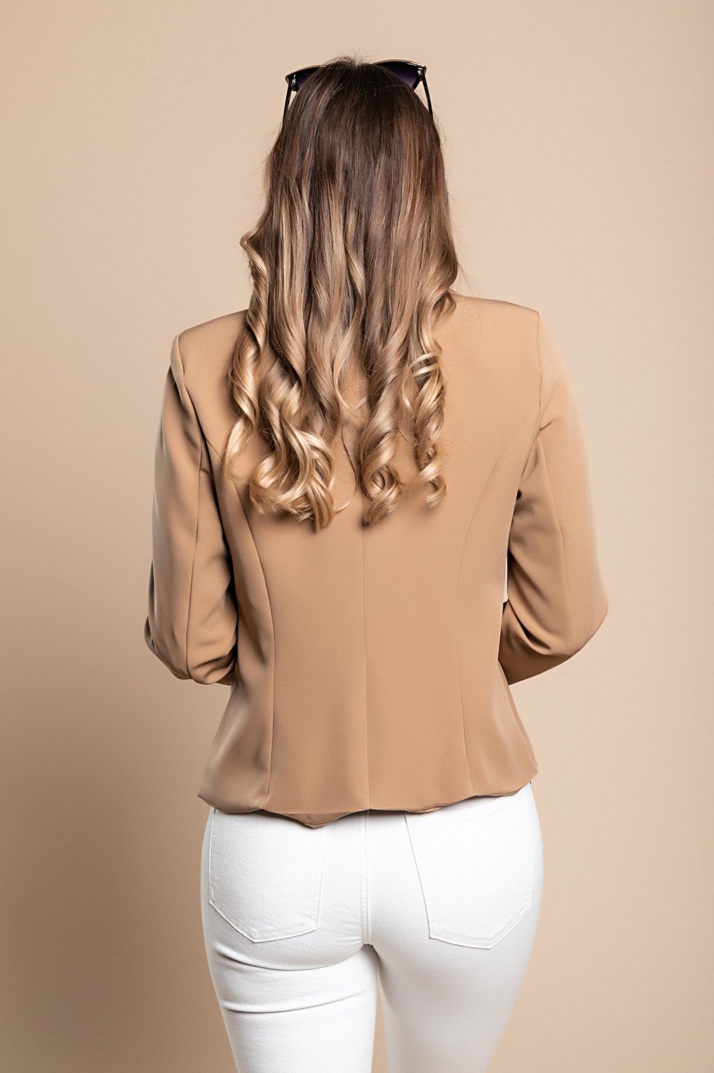 Blazer s klasičnim ovratnikom Softina, kamelja - Trending Products 