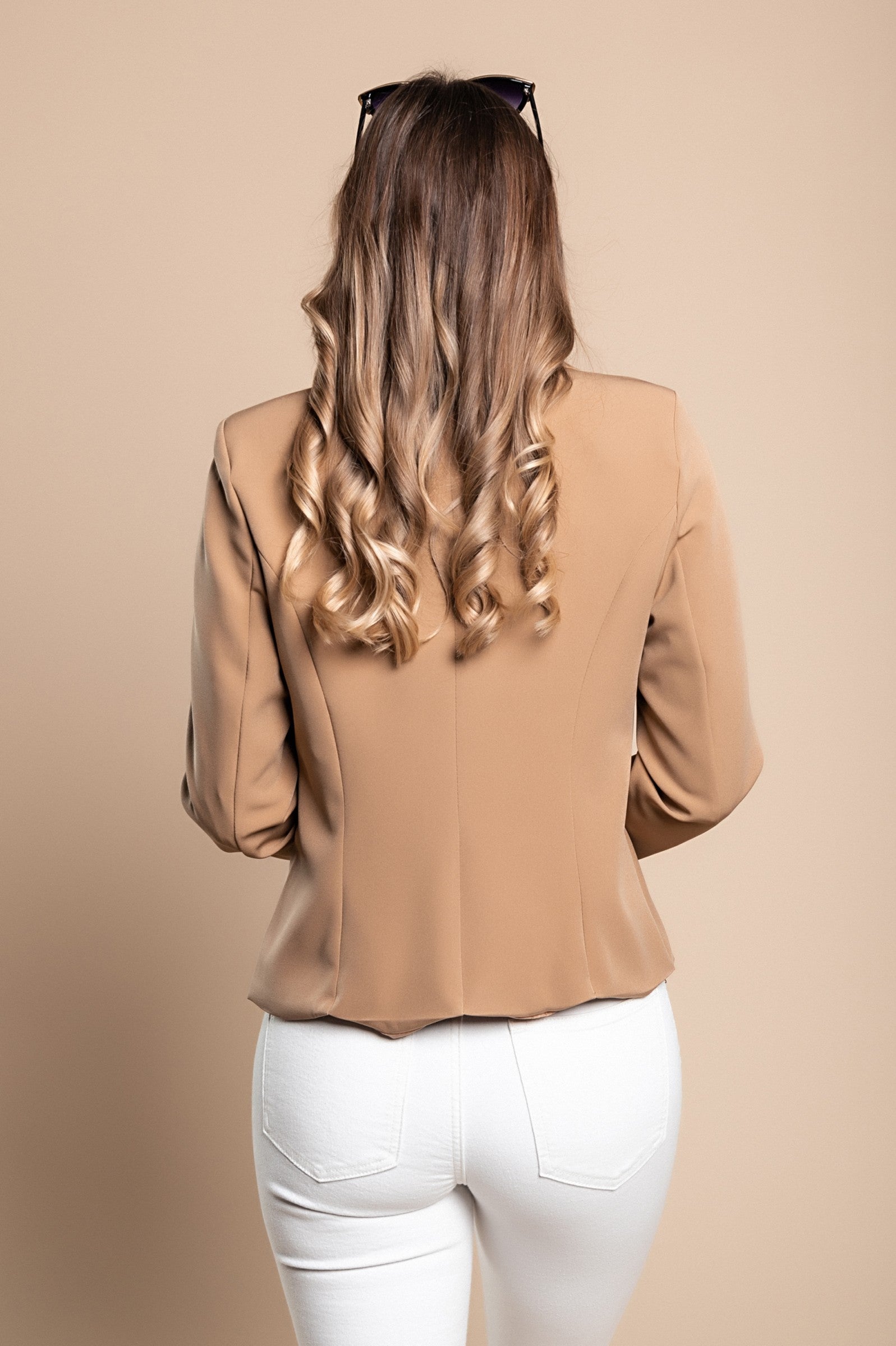 Blazer s klasičnim ovratnikom Softina, kamelja - Trending Products 