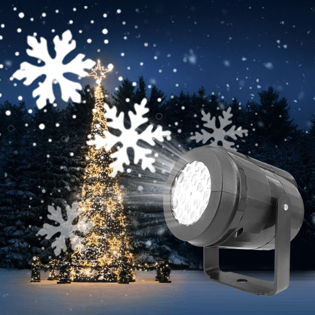 LED Snowflake Projection Lamp – Indoor and Outdoor Christmas Light Projector