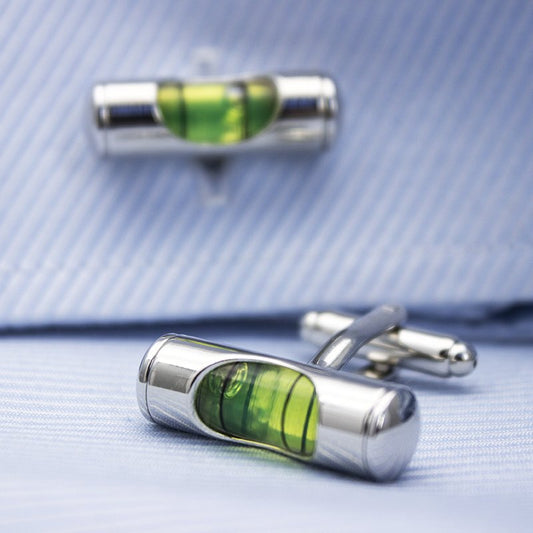 Bubble Level Cufflinks - Trending Products 