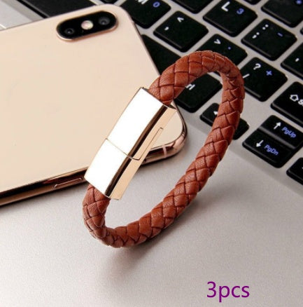 USB Charging Cable Bracelet – Stylish Wearable Data Cord for iPhone, Android & USB-C Devices - Trending Products 