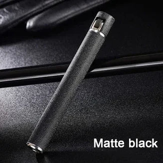 Mini Compact Open Flame Lighter Fire-free Butane Gas Metal Cigaretteshaped Grinding Wheel Lighters Smoking Accessories Cute