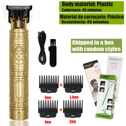OHS T9 Hair Clipper Model S1 – Metal & Plastic Versions with Ultra-Quiet Low-Frequency Vibration