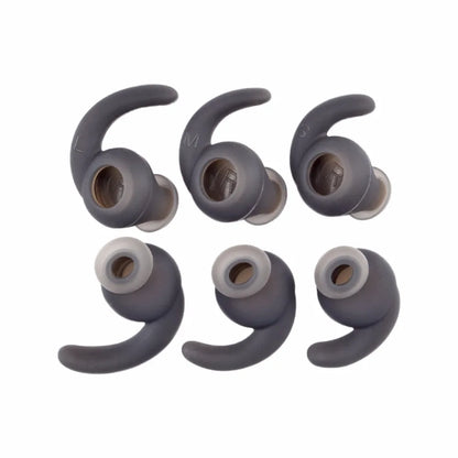 3 Pairs Silicone Hooks Eartip Eartips Earbuds Compatible with Synchros Reflect BT Wireless Bluetooth Earphones Eargels Earplugs