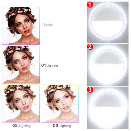 Portable Selfie Ring Clip On for Mobile Phone - Trending Products 