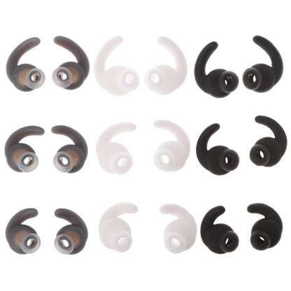 3 Pairs Silicone Hooks Eartip Eartips Earbuds Compatible with Synchros Reflect BT Wireless Bluetooth Earphones Eargels Earplugs