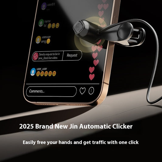 Automatischer USB Auto-Clicker Button mit Digital-Display – Clip-On, Aufladbar, Universal