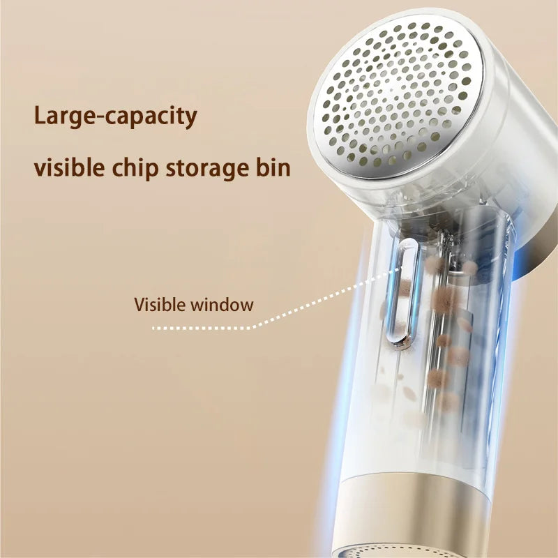 Electric Lint Shaver Digital Display Wireless Fabric Pill Remover 3 Speeds Rechargeable For Sweaters Clothes Hairball Trimmer