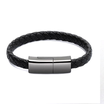 USB Charging Cable Bracelet – Stylish Wearable Data Cord for iPhone, Android & USB-C Devices - Trending Products 