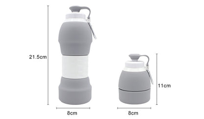 Collapsible Silicone Water Bottle – Portable Travel & Sports Companion - Trending Products 