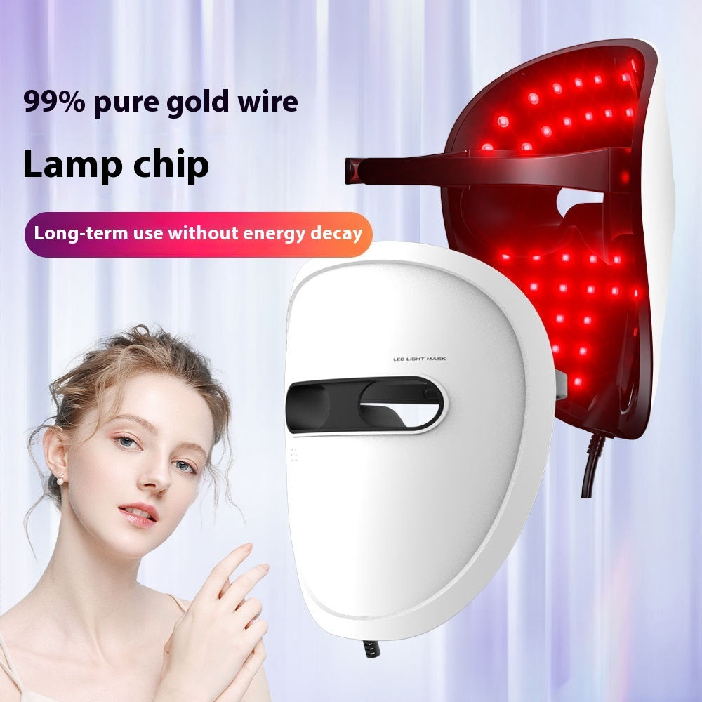 Rechargeable LED Face Mask – 7-Color Light Therapy Beauty Device for Wrinkle Reduction, Acne Care & Skin Rejuvenation - Trending Products 