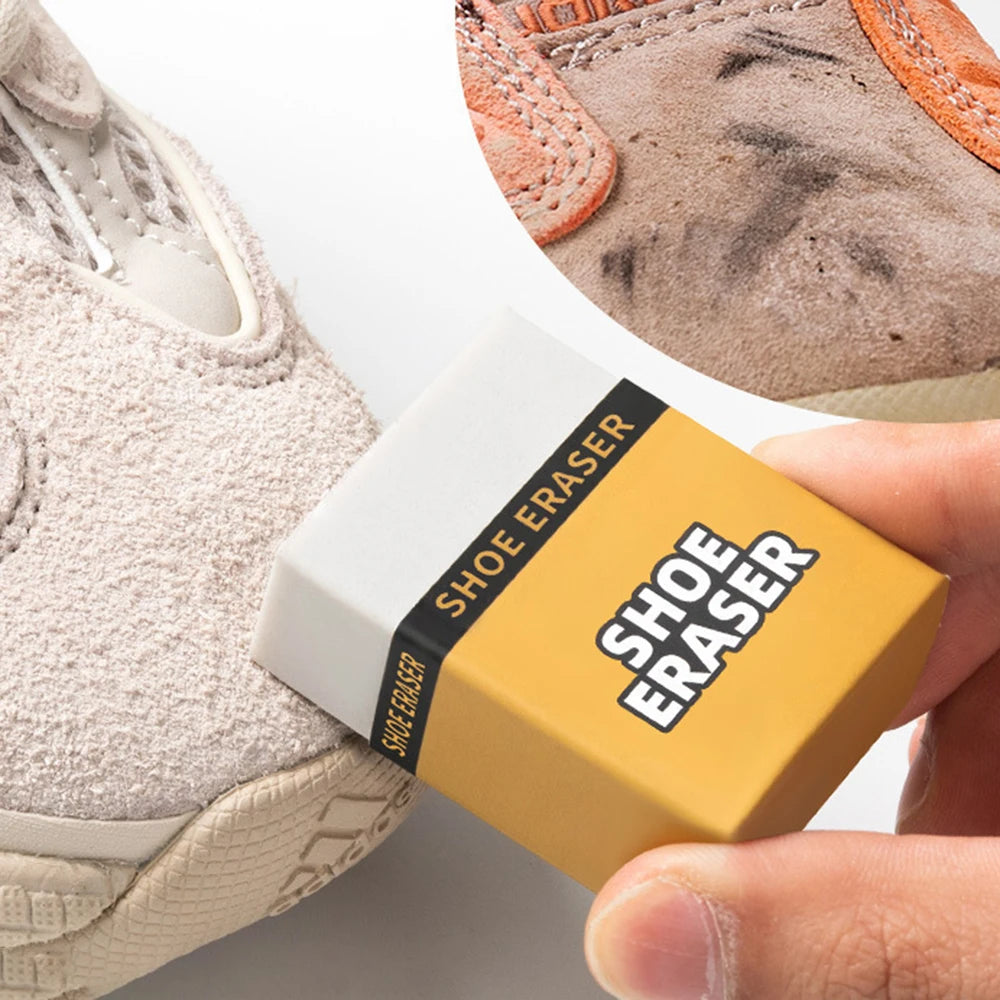 Suede Eraser for Shoe Cleaning – Stain Removal Tool for Suede Sneakers & White Shoes