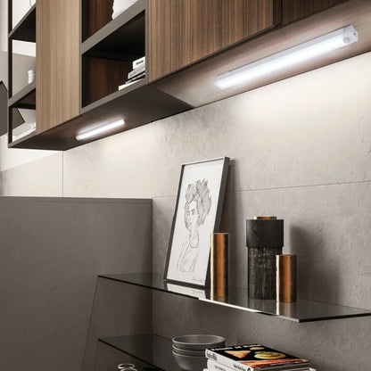 Wireless Motion Sensor LED Night Light – USB-C Rechargeable Rectangular Lamp for Closet, Kitchen, Stairs & Cabinets