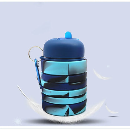 Silicone Collapsible Water Bottles,Portable Foldable Expandable Sports Cups, Leak Proof Reusable ,for Outdoor Activities Travel.