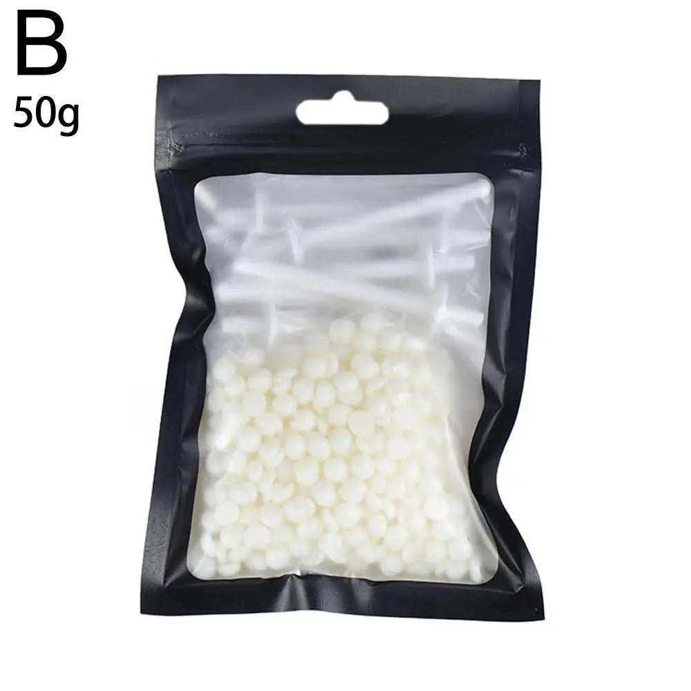 Portable Nose Wax Kit Painless Ear Nose Hair Removal Wax Kit Sticks Nail Wax Cleaning Nose Beauty 25g/50g For Men And Women