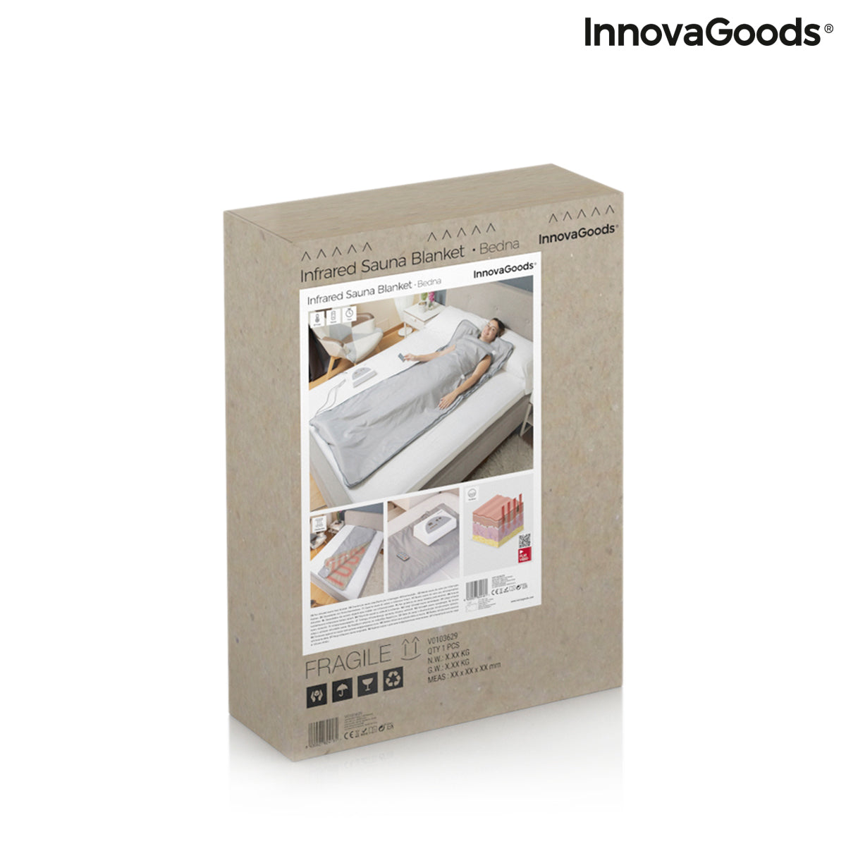 Far Infrared Heated Sauna Blanket Bedna InnovaGoods - Trending Products 