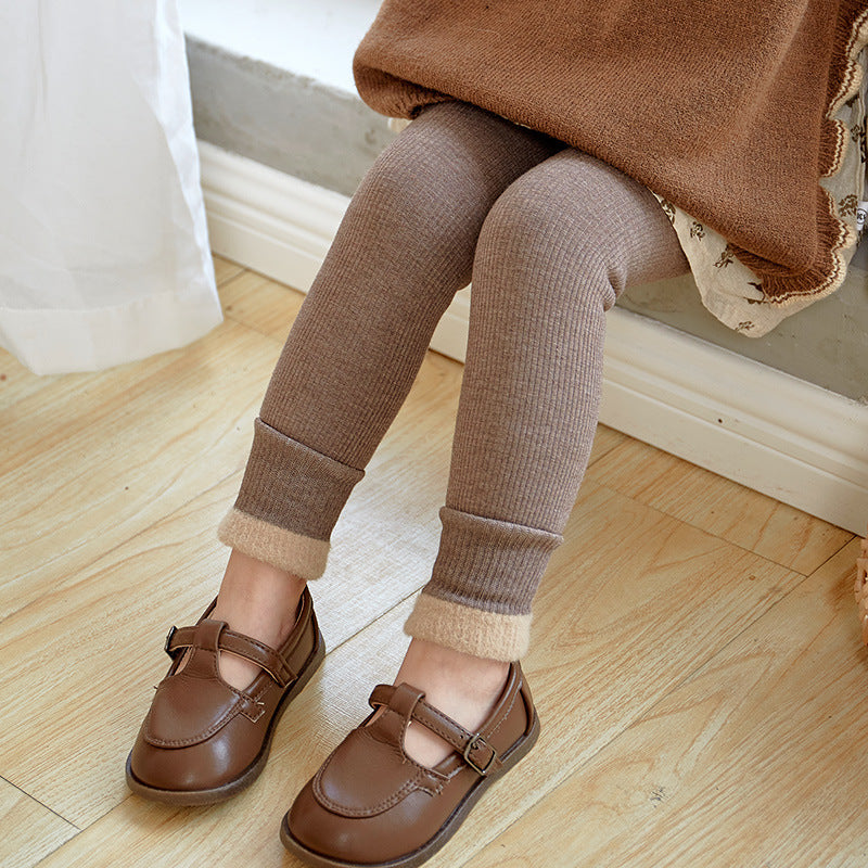 SnuggleFawn CozyPlush™ Baby Leggings – Fleece-gefütterte Winter Hose für Wärme & Komfort