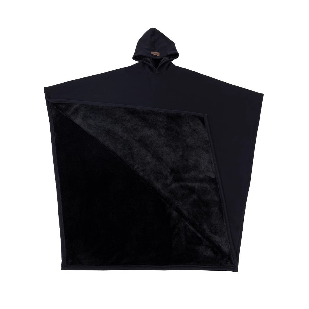 Woolen Loose Cape Top – Unisex Cloak-Style Sleeveless Poncho for Men and Women